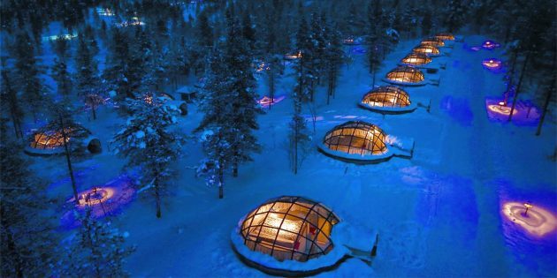 Hotelske hiše z Eskimi, Finska