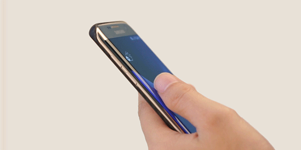 Nerodno nadzor vaš pametni telefon z ukrivljenim zaslonom