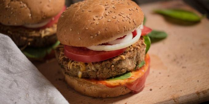 Recept za burgerje brez mesa - fižol kotlet