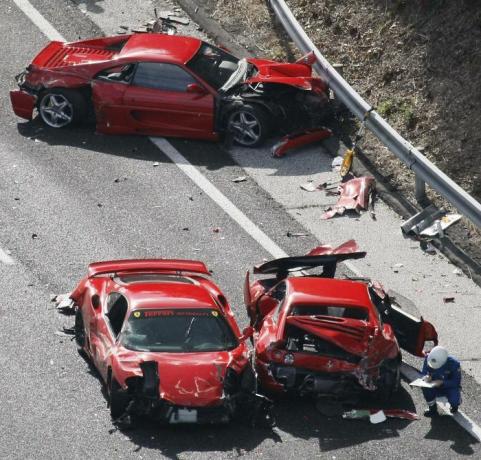 Nesreča s Ferrarijem