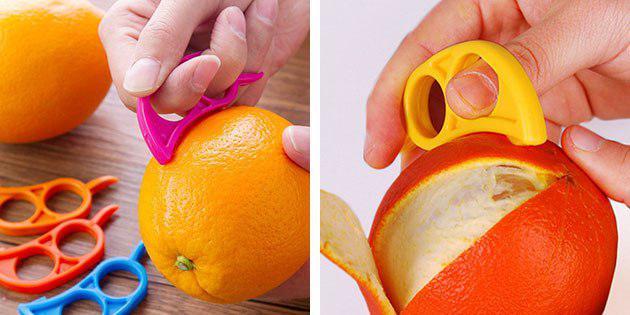 Naprava za čiščenje pomaranče