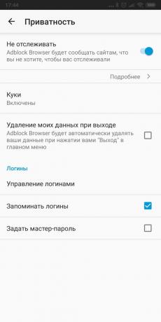 Zasebno brskalnik za Android: Adblock brskalnik