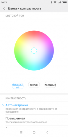 Xiaomi redmi 6: Barva prilagoditev
