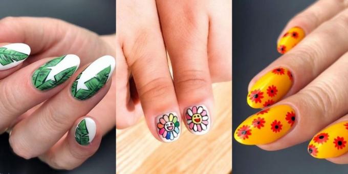 Fashion Nails 2019: Rastlinski motivi