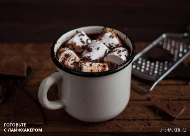 Recept: Odlično Hot Chocolate - dodatek marshmallow