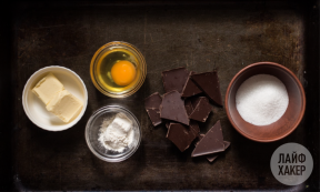Recepti: Čokoladni fondant sestavine 5