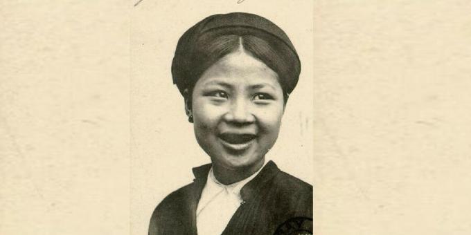 Zgodovina kozmetike: Vietnamka z zacrnjenimi zobmi, 1908.