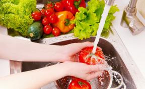 Kako pravilno pranje sadja in zelenjave