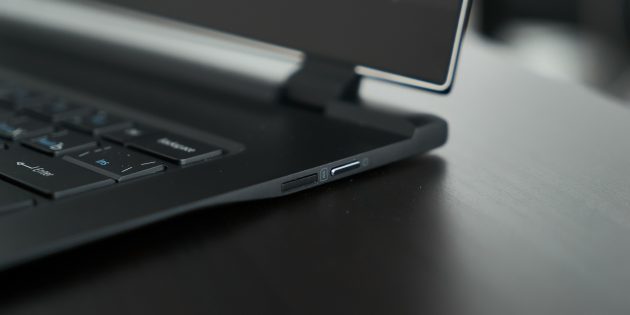 Acer Swift 7: konektorji