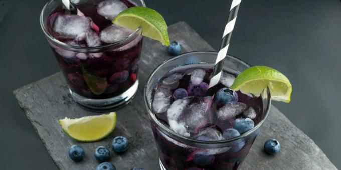 Blueberry mojito z vodko