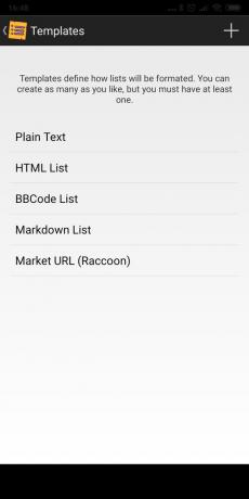 Android backup aplikacije: Seznam My Apps