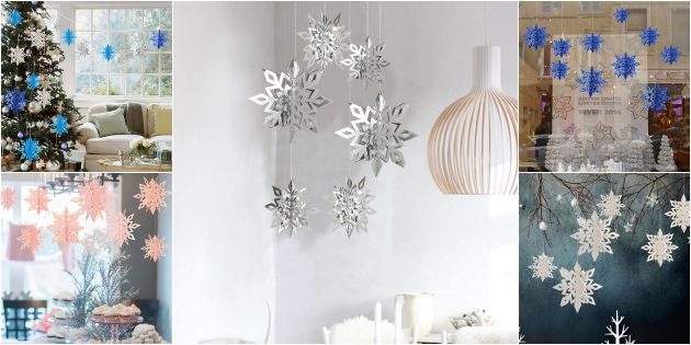 Božični okraski z AliExpress: Snowflake iz kartona