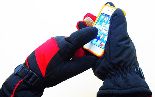Darila za novo leto: smučarske rokavice za pametne telefone