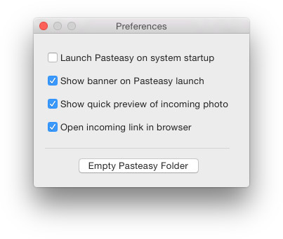 Pasteasy za OS X