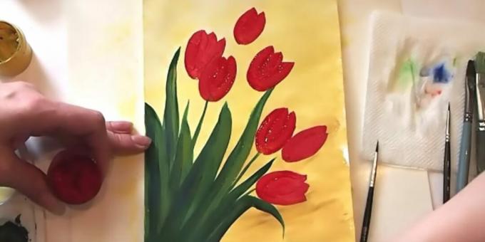 Kako pripraviti šopek tulipanov: upodobite preostale brsti
