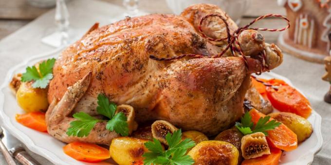 Kako kuhati polnjeni piščanec in krompir