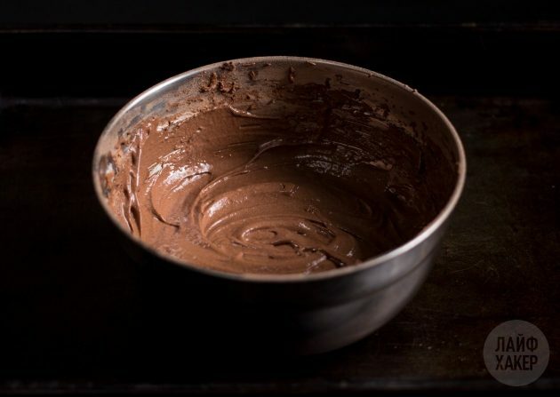 čokoladni piškoti: naredite testo