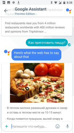 Google Allo: odgovor na vprašanje uporabnika