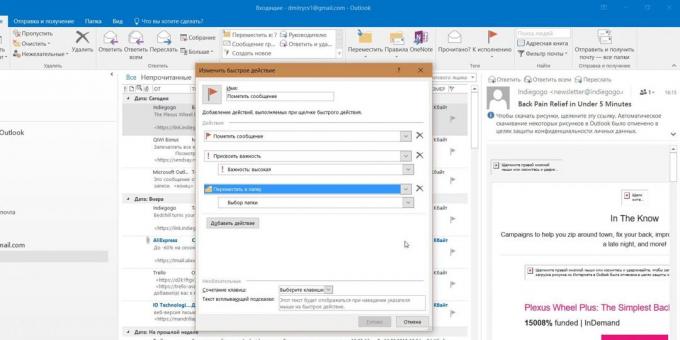 Microsoft Outlook: Hitro ukrepanje
