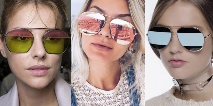 Ženske Sončna očala z dvojnimi lečami 
