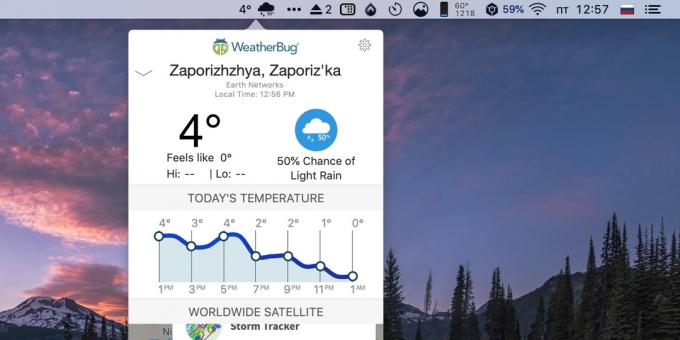 Mac Utilities: WeatherBug