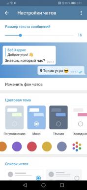 Telegram 5.11 so bili v teku sporočil