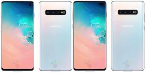 Samsung Galaxy S10 in S10 + pokazala na visoko kakovostnih renderers