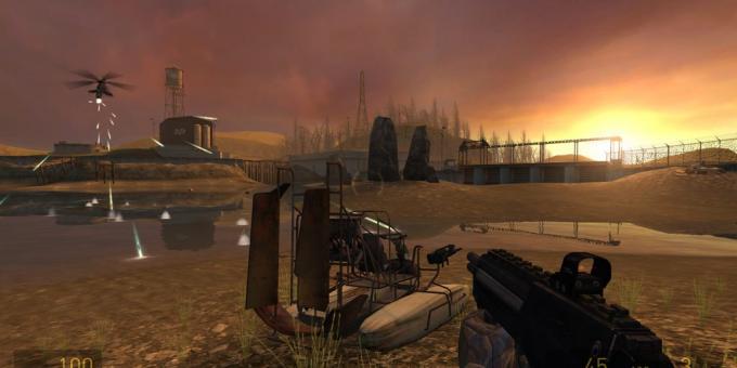 Strelec z parcele: Half-Life 2 (žganje ob sončnem zahodu)