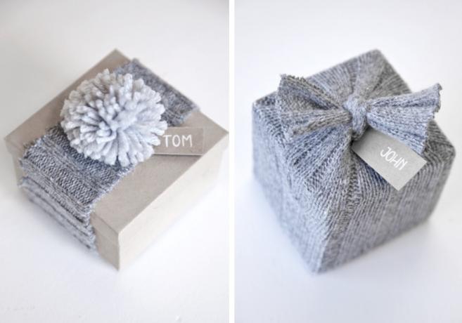 kako zapakirati darilo v tkanine