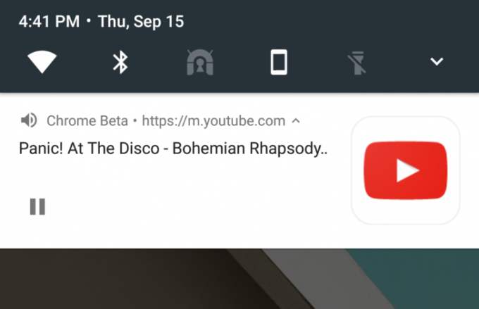 Chrome Beta video ozadje