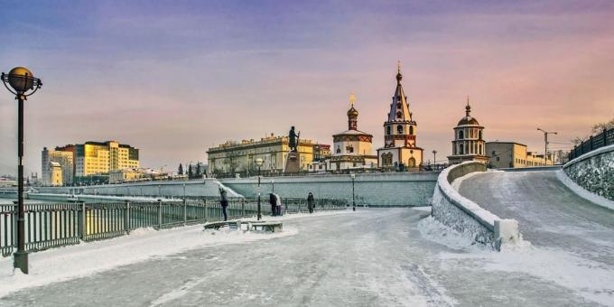 Kje praznujejo novo leto: Irkutsk, Rusija