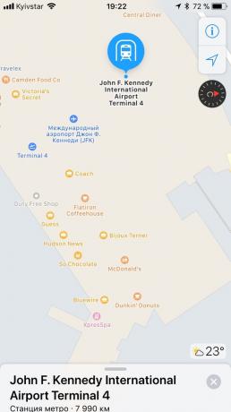 inovacije iOS 11: zemljevidi