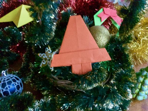 Božično origami