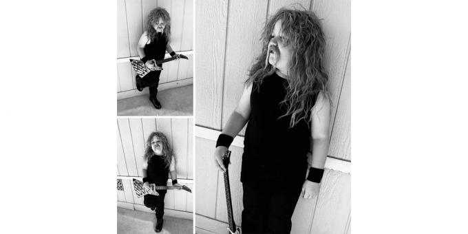 Metallica obleko otroci