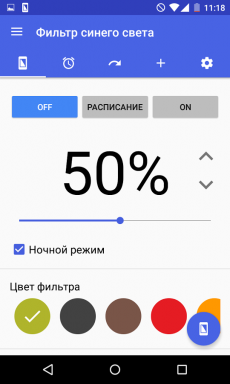 Bluelight Filter - Barvni filter za Android, ki bo vaše oči in živce