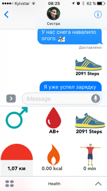 Zdravstvene Nalepke za iOS - motivacijske nalepke in widget s kazalniki delovanja