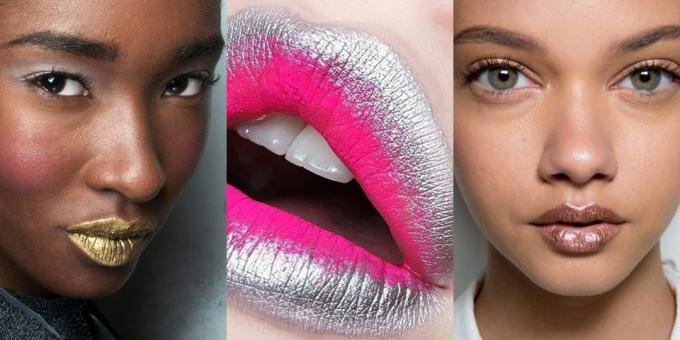 Nova ličila: ustnice kovinske barve