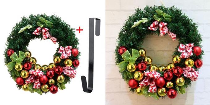 Izdelki z aliexpress, ki bo pomagal ustvariti božično vzdušje: Božični venec
