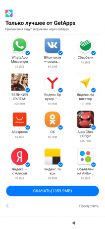Klasična nabor storitev iz Xiaomi