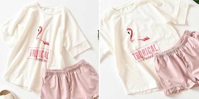 Pižama s flamingi