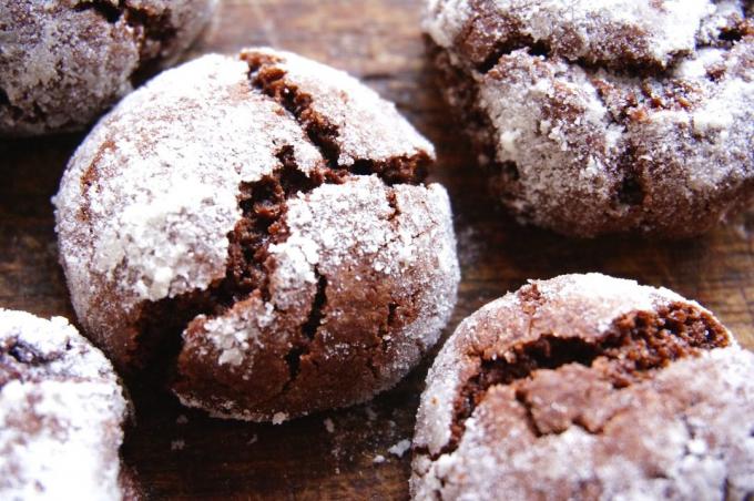 Recept za čokoladni piškoti s sladkorjem v prahu 