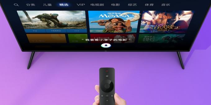 Xiaomi Mi TV 4S: daljinsko
