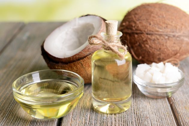 maščobni proizvodi zgorevanja: kokos