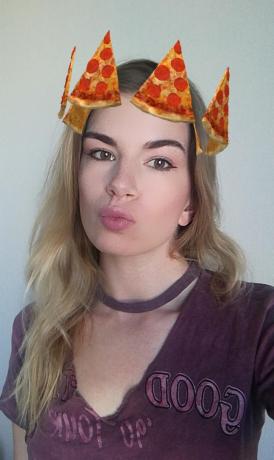 15 nenavadnih maske zgodbe Instagramu: Pizza