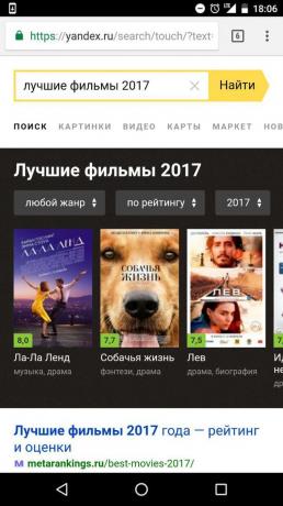 "Yandex": najboljši filmi v letu