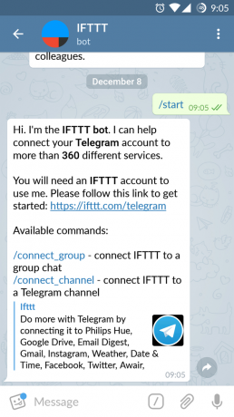Posodobitev Telegram: integracija z IFTTT, zapisano klepet in izboljšan urejevalnik fotografij