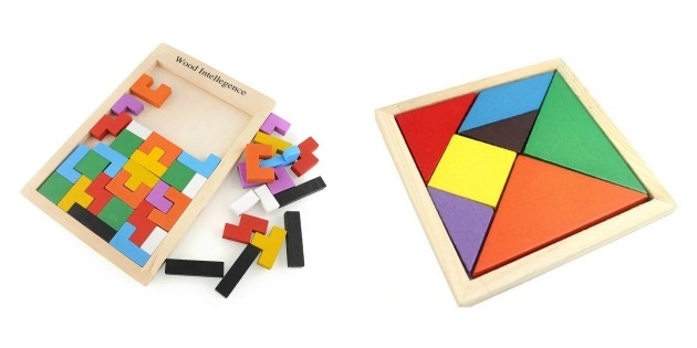 darila za otroke na novo leto: Lesene tetris