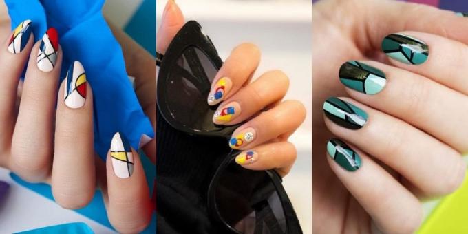 Fashion Nails 2019: geometrijska umetnost