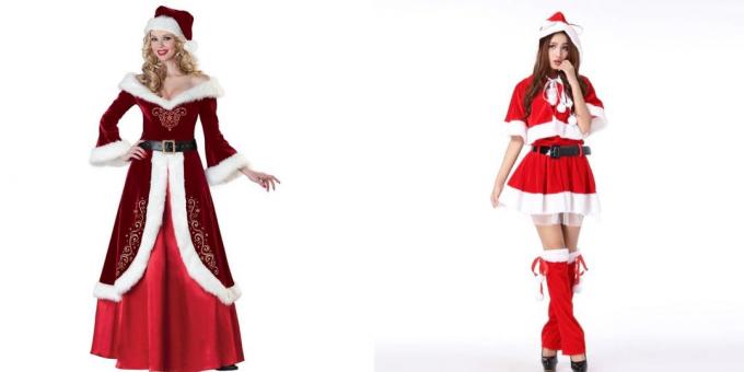 Božični kostumi za odrasle: Snow Maiden