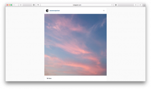 Spletna različica Instagram je postala bolj elegantna, udobna in minimalističen